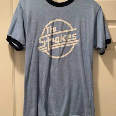 Vintage 90s the Strokes Logo Rock T-shirt / Indie Garage
