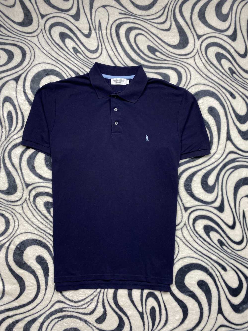 Ysl Pour Homme × Yves Saint Laurent Yves Saint Laurent YSL Vintage Mens Polo Shirt Y2K