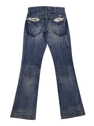2000s Marithé + François Girbaud Flared Low Waist Jeans