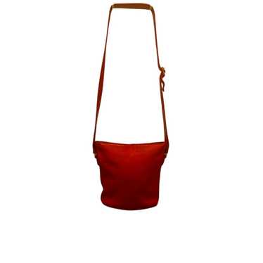 バッグ Vintage Coach Hampton Canvas Shoulder Coach Vintage Leather Sonoma Bucket Bag Style 4907 | eBay