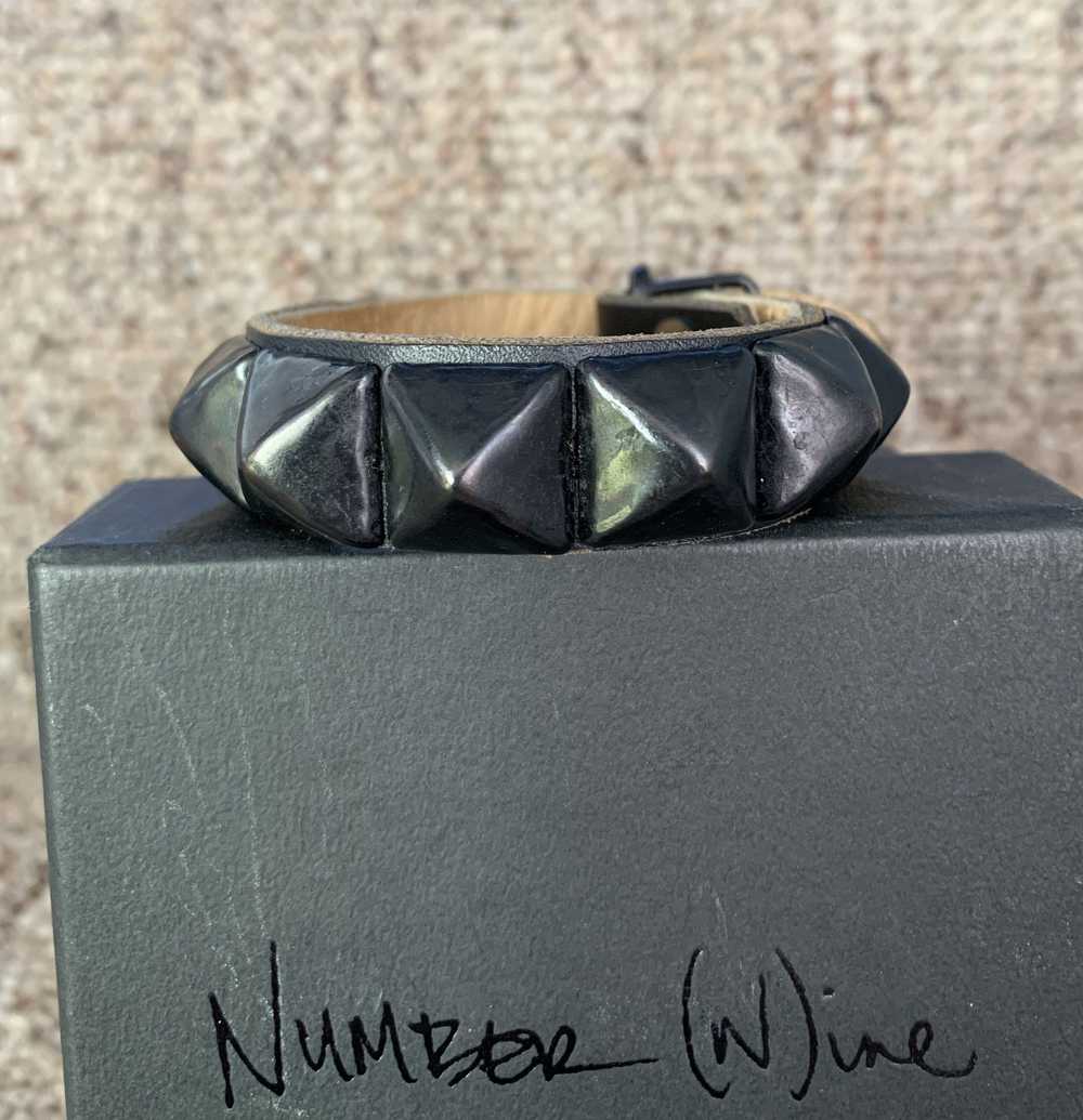 NUMBER (N)INE × WENDY’S ピラミッド スタッズ バングル Number (N)ine Number (N)ine x Wendy's Studded Leather Bracelet