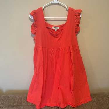 Rockin C Coral Babydoll Dress