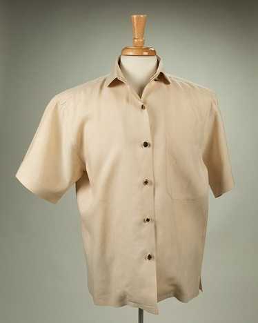 トップス HERMES Linen S/S Shirts MADE IN FRANCE Hermès Linen Shirt | La Mode Vintage