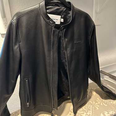 ジャケット・アウター COACH 100% Leather Mens Jacket COACH® | Heritage C Lightweight Leather Jacket
