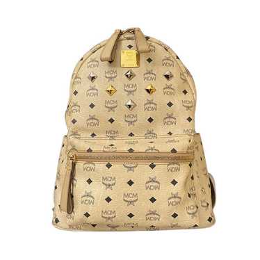 Mcm Stark Visetos Large Front-Stud Backpack
