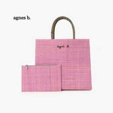 agnes b. アニエスベー】MADAGASCAR RAFFIA バッグ - メルカリ