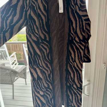 Stylish Zebra Print Women's Long Sweater! Very Sof