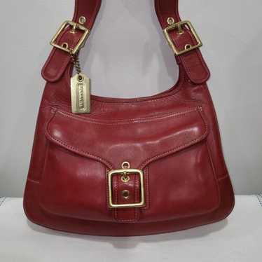 vintage coach old sheridan red サドルバッグ RARE COLOR VINTAGE COACH (OLD COACH オールドコーチ) THE