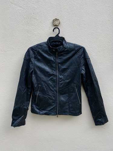 LEATHER SHIRT 04 BLACK
