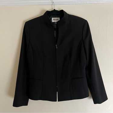 Kasper Front Zip Blazer