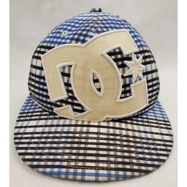 DC 210 FlexFit Fitted Flat Bill Baseball Cap Hat B
