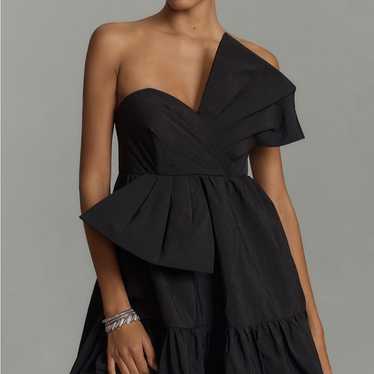 Mac Duggal Black One-Shoulder Dress