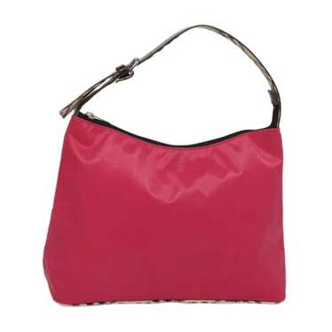 BURBERRY　BLUE LABEL　ベルト　ピンク Burberry Blue Label Pink Nova Check Tote with Burgundy Trim