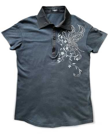トップス 2000s tornado mart Rebuilding polo shirt Tornado Mart Tribal Polo Shirt – wintexarchive