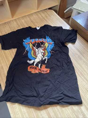 90s weezer/ROCK MUSICネイビー Tシャツ L 90s weezer/ROCK MUSICネイビー Tシャツ L 90s weezer/ROCK