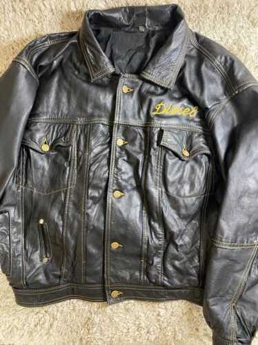 DIESEL Leather jacket 80's〜90 Diesel Vintage 80s 90s Leather Jacket XS/S | eBay
