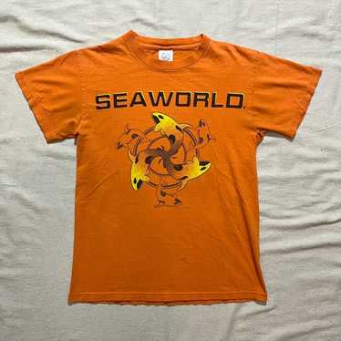 Vintage 90s SeaWorld Dolphins T Shirt Size Large VTG … - Gem