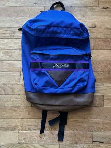 Jansport 90s blue leather - Gem
