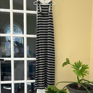 Necessary Objects Black And Gray Halter Maxi Sund… - image 1