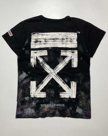 T shirt Off White GALAXY Tシャツ Off-White Galaxy Brushed Oversized T-Shirt – Hype Vault