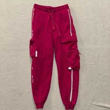 【ADIDAS】Cargo Pants - Pink / KC8809 Originals Leaf Camo Print Satin Cargo Pant Pink - Urban Jungle