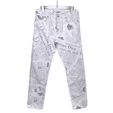 Dior mens jeans, white, - Gem Dior mens jeans, white, - Gem