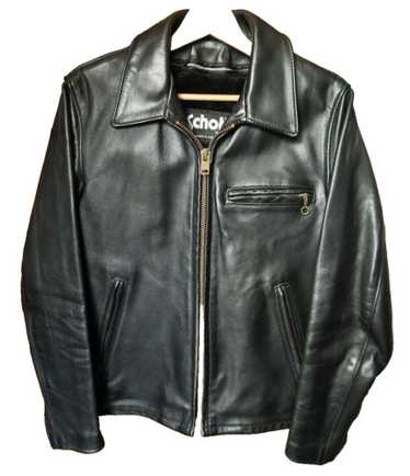 Schott　642 Schott 642 Single Rider Leather Jacket Black 38 with