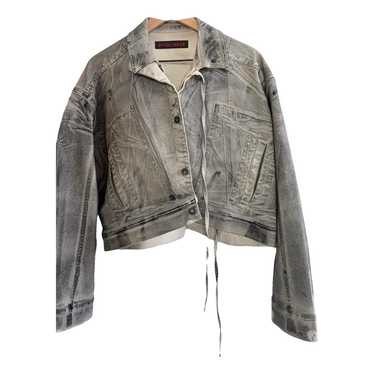 ADSB X OTTOLINGER★DENIM FAUX LEATHER JACKET★レアアイテム Ottolinger Faded Denim Jacket | Blue | FARFETCH