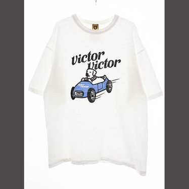 Tシャツ・カットソー HUMAN MADE x Victor Victor T-Shirt White HM-1084 HUMAN MADE x Victor Victor L/S T-Shirt