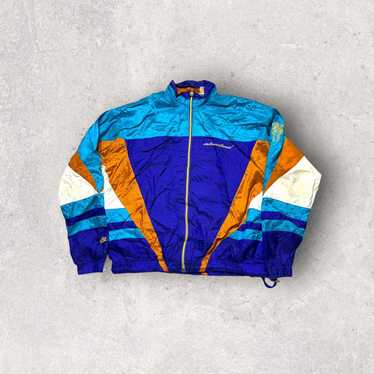 Vintage 80s Nike International Green Satin Windbreaker