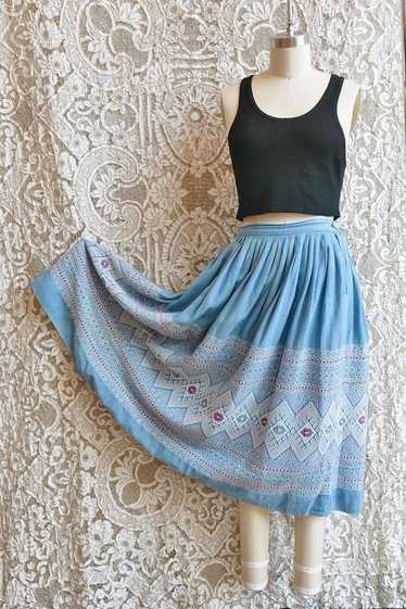 スカート vintage Guatemala hand stitch skirt Vintage 1950s Embroidered Guatemalan Skirt | Barn Owl