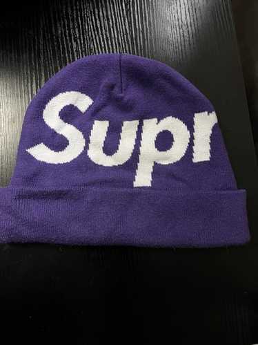 Supreme big logo beanie - Gem