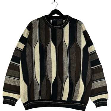 90s USA製 Protege collection 3D knit Vintage Protege 3d Knit Sweater - Gem