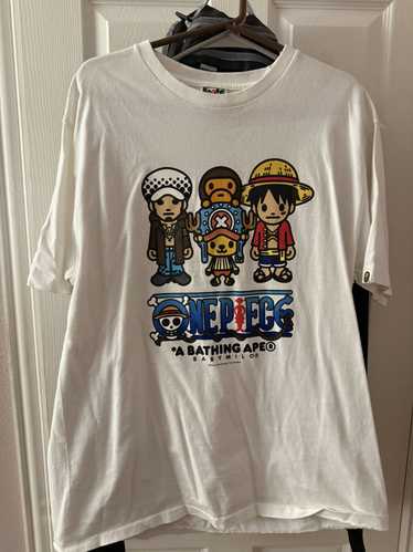 Bape One Piece Luffy gum gum gattling Shirt - Gem
