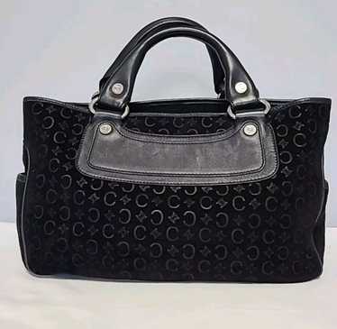 Celine macadam suede tote - Gem