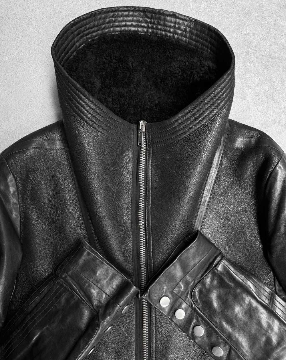ライダースジャケット Rick Owens - 00s rick owens mouton leather jacket y2k 00s rick owens mouton leather jacket y2k - メルカリ