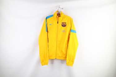 FC Barcelona Official Gift Mens Half Zip Shower Jacket Windbreaker XL