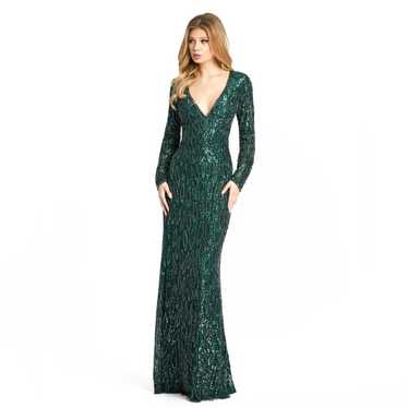 Mac duggal beaded v - Gem