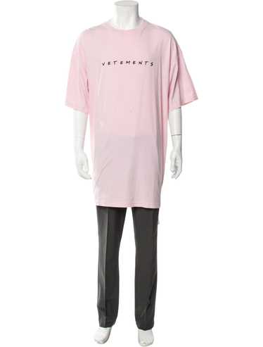 [VETEMENTS]アバターコットンTシャツ 水森亜土 恋人柄 オーガニックコットン半袖Tシャツ(M) ホワイト