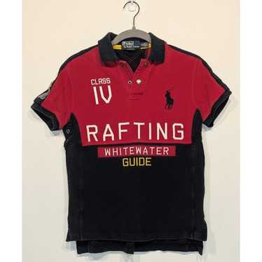 VINTAGE POLO RALPH LAUREN RAFTING CLUB RUGBY POLO SHIRT