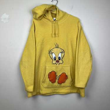 90's USA製　Looney Tunes Tweety sweat Vintage 90s Looney Tunes Tweety Sweatshirt Youth S/M 19x20.5