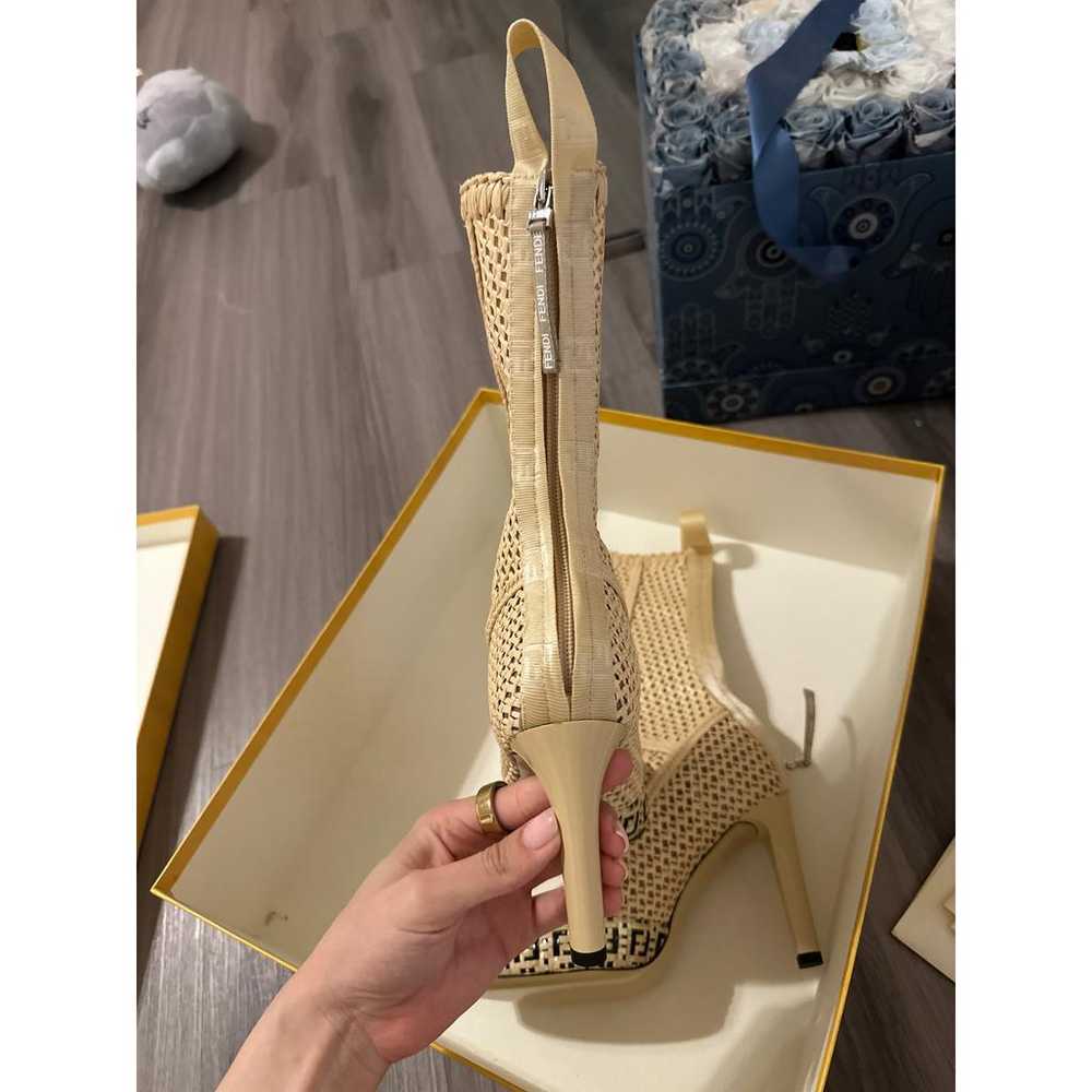 Fendi Leather western boots - image 4