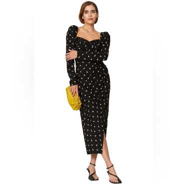 Polka dot self-portrait dress - Gem
