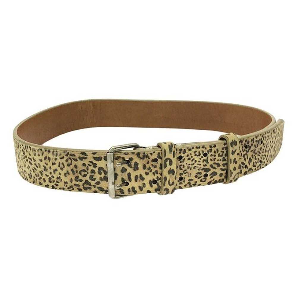 Visvim VISVIM PHTHON SKIN LEATHER BELT