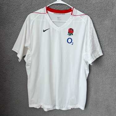 ウェア 90-00s NIKE TEAM England Rugby Jersey XL Nike o2 england rugby - Gem