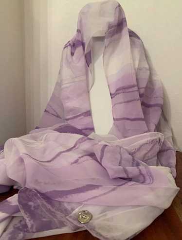 Vtg Calvin Klein Silk Blend Wrap