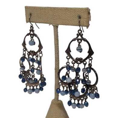 Hippie Boho Pierced Dangle Drop Chandelier Earring