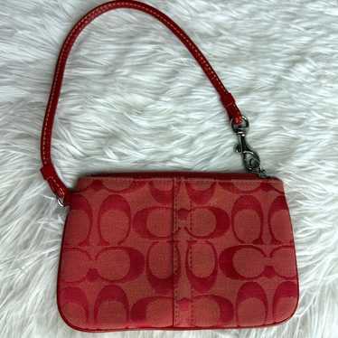nico | Vintage Y2k Coach Red Signature Mini Demi Shoulder