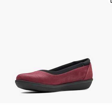 Clarks Cloudsteppers Cushion Ayla Low Burgundy Fla