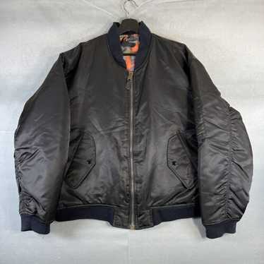 90s Vintage Alpha Industries MA-1 Flight Bomber Jacket